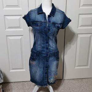 NWT Desigual Vest Xena Rep Jean Dress 2